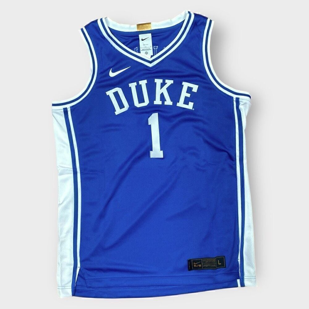Nike Dri-FIT Elite Duke Zion Williamson Basketball Jersey CN3022-480 size L (b)